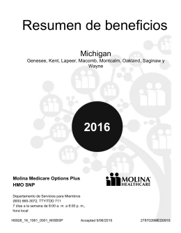 Resumen de beneficios