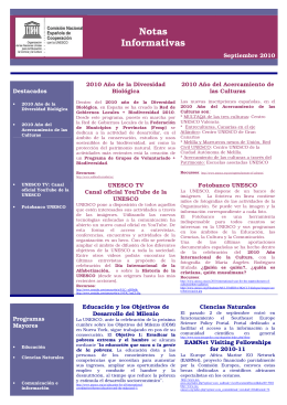 Notas Informativas