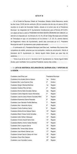 Acta No. 39