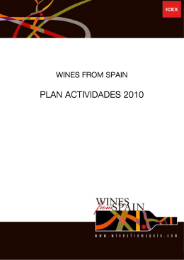 Plan Actividades 2010- - Foods Wines From Spain