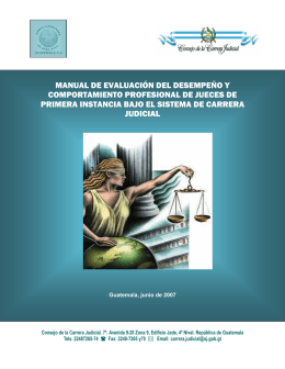 Manual de Evaluación para Jueces de Paz