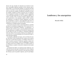 Lombroso y los anarquistas