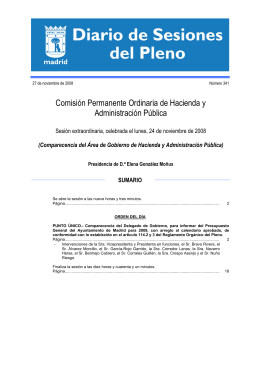 Comparecencia Hacienda y Administración Pública