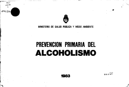 Prevención primaria del alcoholismo