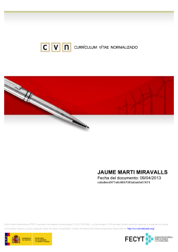 CVN - JAUME MARTI MIRAVALLS