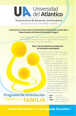 invitación - Universidad del Atlántico