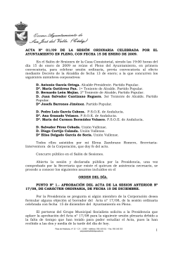 01-09 ACTA SESION ORDINARIA 15-01