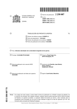 alimento ralentizador de la velocidad de ingestion de los perros.