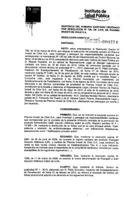 53`. Pi`b|i«e - Instituto de Salud Pública de Chile