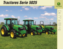 Tractores Serie 5025