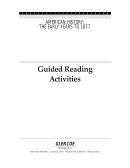 Guided Reading Activities