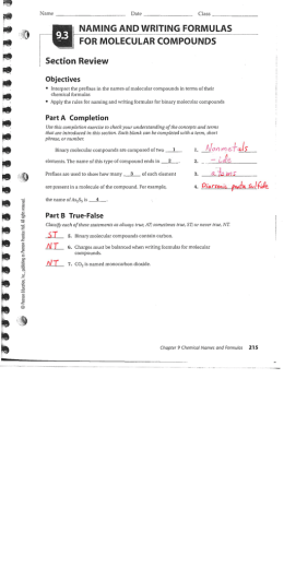 flnnNAMlNqAN WRITING FONRMULASL FOR MOLECULAR