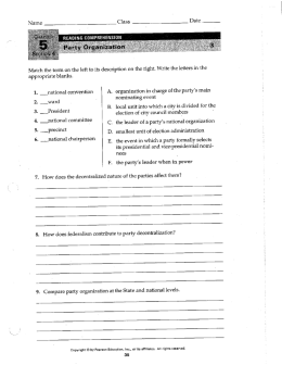 Civics Ch 5 Sec 4 Worksheets