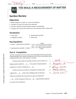 Section Review