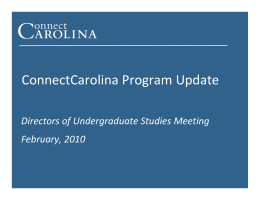 Connect Carolina Information