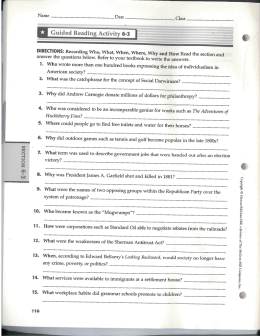 u Guided Reading Activity 6-3 I