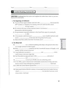 H Guided Reading Activity 4