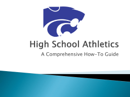 High School Athletics - Centreville High School