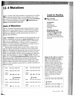 12--4 Mutations
