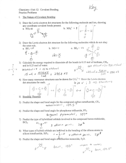 Unit 12 Practice Problems (answers)