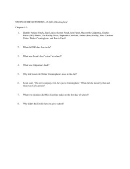 STUDY GUIDE QUESTIONS