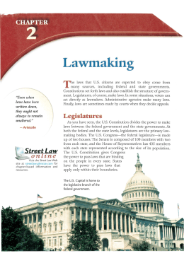 Lawmaking - National Trail Local School District