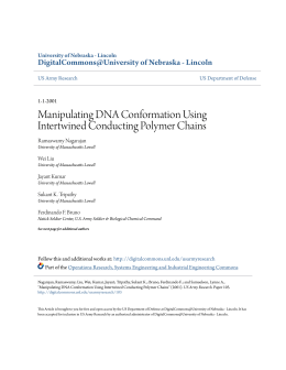 Manipulating DNA Conformation Using Intertwined Conducting