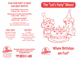 3 Great Party Rooms!