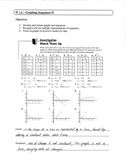 2 © 1.4 — Graphing Sequences ©