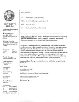 Live Cast Equipment Agreement-Graham Media
