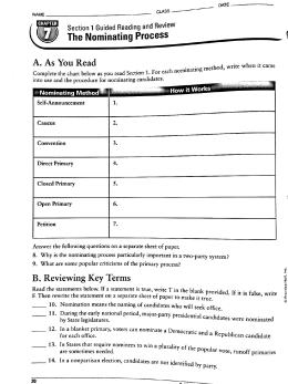 The Nominating Process - Reading Community Schools