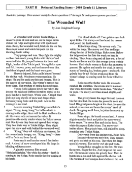 Wounded Wolf story.
