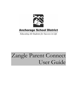 ParentConnection User Guide v2.0