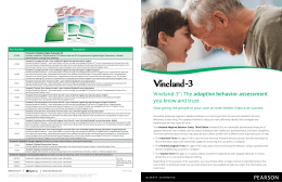 Vineland‑3 - Clinical Assessment