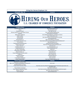 El Paso Employer List - US Chamber of Commerce Foundation