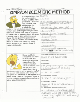 ON SCIENTIFIC METHOD