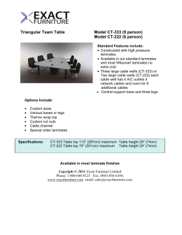 Triangular Team Table Model CT-333 (9 person) Model CT