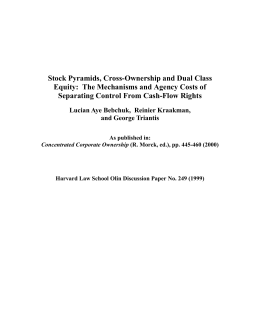 Stock Pyramids, Cross-ownership, and Dual Class Equity