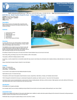 Property Brochure PDF - Brazil Overseas Property