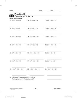 8-4 Practice B - ASB Bangna