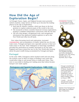 How Did the Age of Exploration Begin?, pp. 103-108