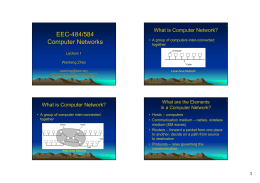 EEC-484/584 Computer Networks