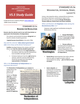 VS.5 Study Guide