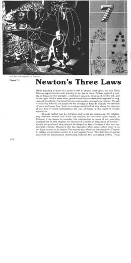 7. Newton`s Three Laws