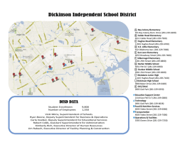 District Map - Dickinson ISD