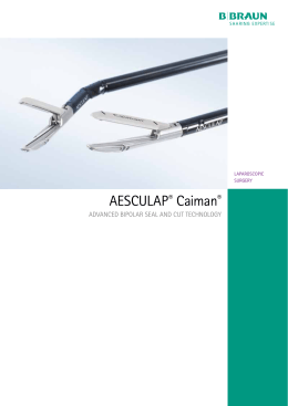 Brochure Caiman - AESCULAP® Caiman