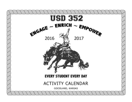 School Calendar 2016-2017 bw