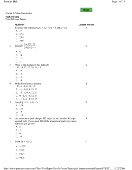 Page 1 of 13 Prentice Hall 5/22/2006 http://www.phsuccessnet.com