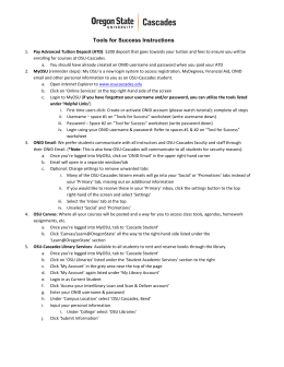 Tools for Success Instructions