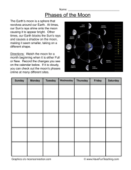 Phases of the Moon - Have Fun Teaching